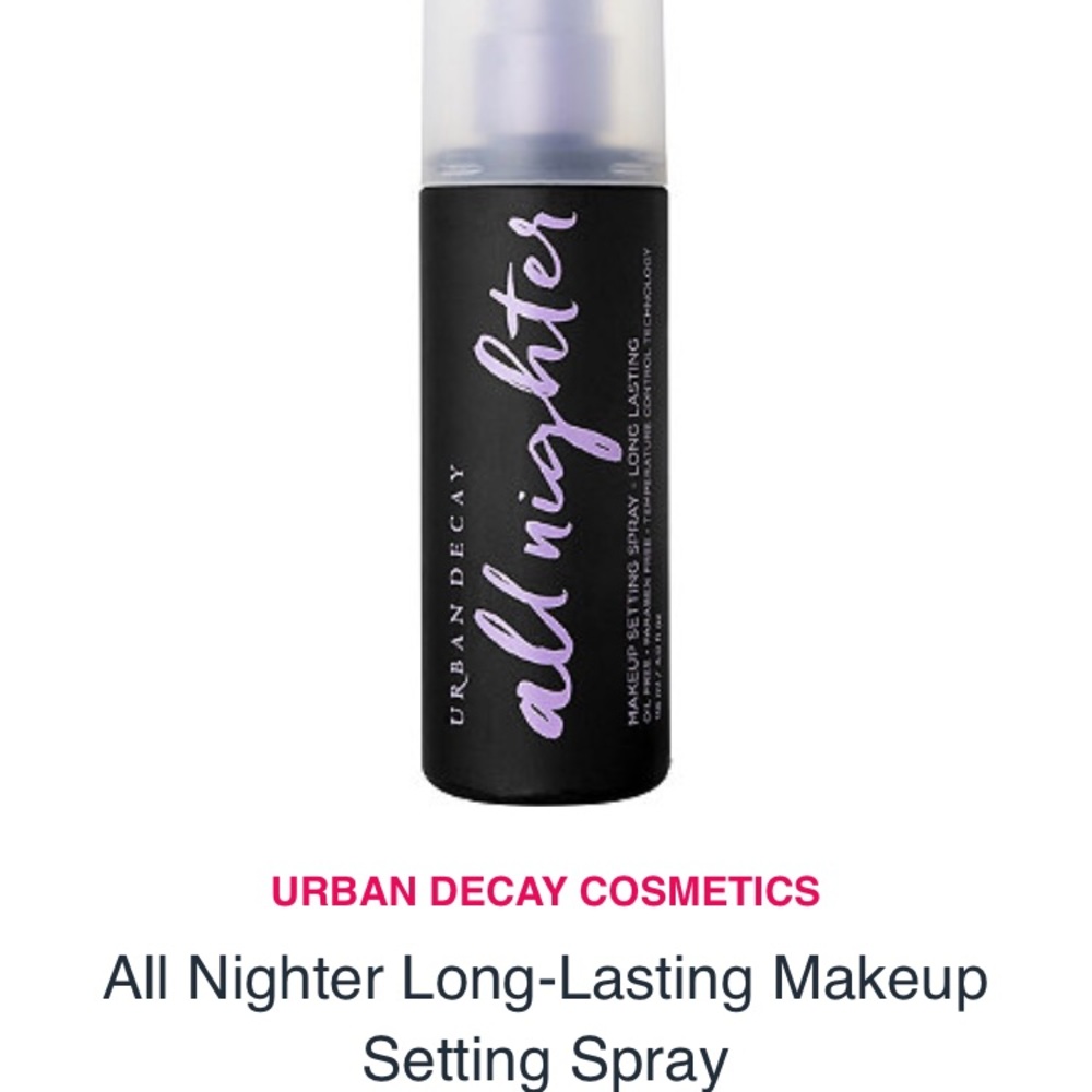 Urban decay all nighter setting spray